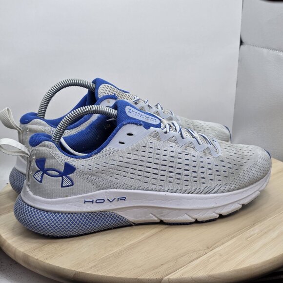 Under Armour Mens Hovr Turbulence 3025419-100 White Running Shoes Sneakers Sz 8 - Picture 3 of 10